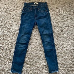 Madewell skinny jeans size 25